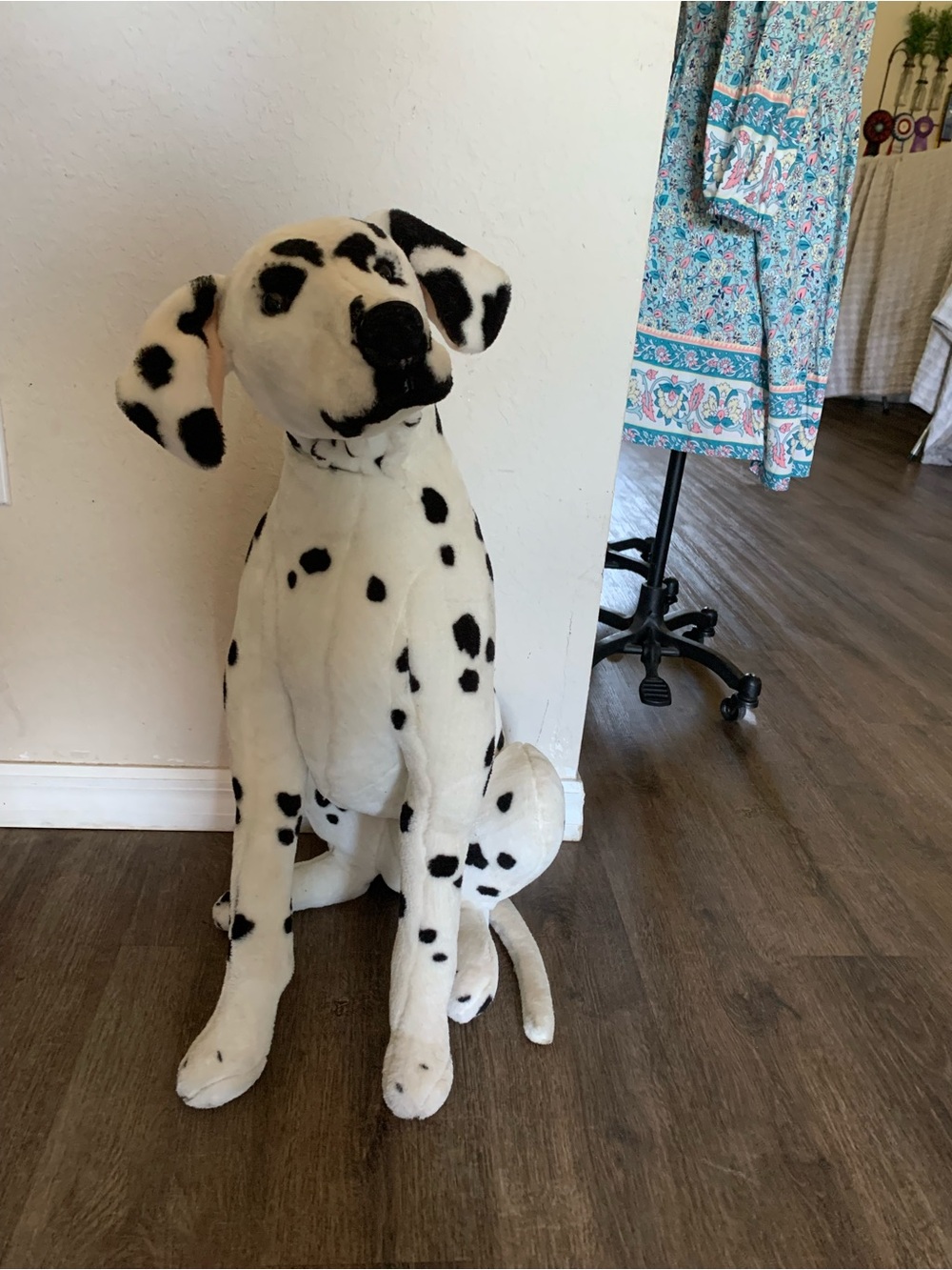Melissa & Doug DALMATIAN Life Size Realistic 30" Standing Dog Stuffed Plush Toy